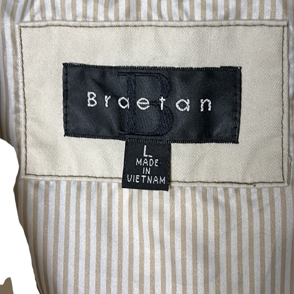 Braeton 90s safari utility jacket,L, short trench,lightweight cotton,exc cond - Picture 4 of 13